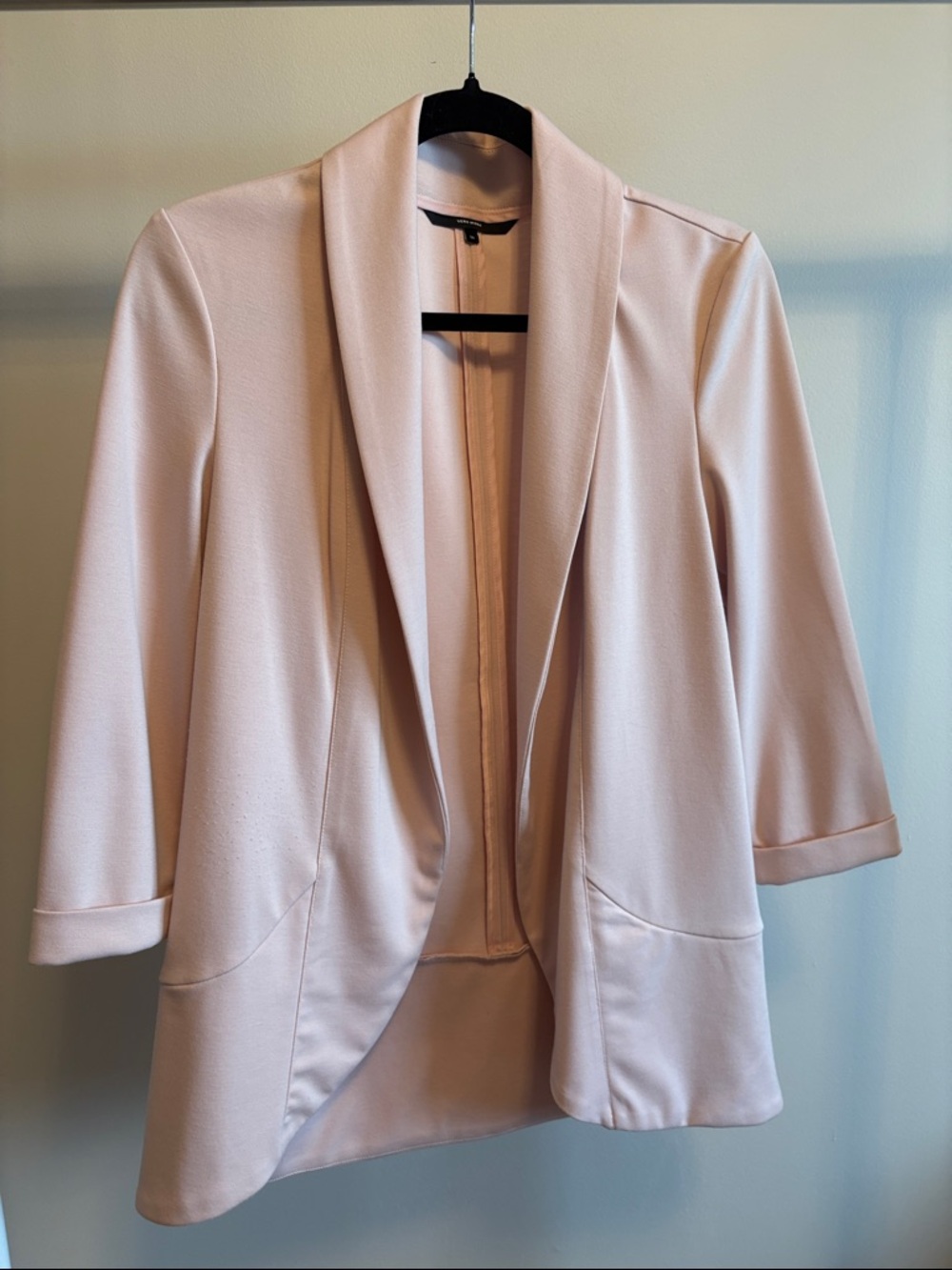 Vero Moda Coral Pink Open-Front Blazer